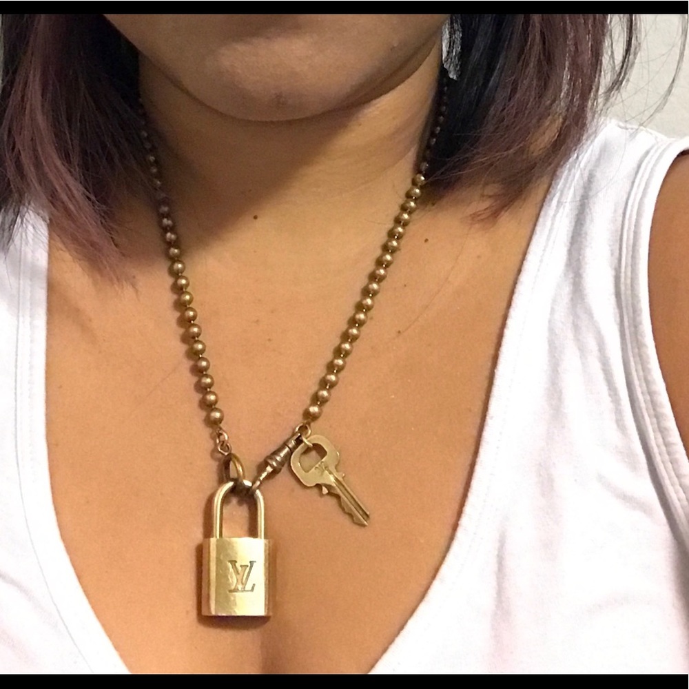 Louis Vuitton Lock and Chanel Buttons - Custom